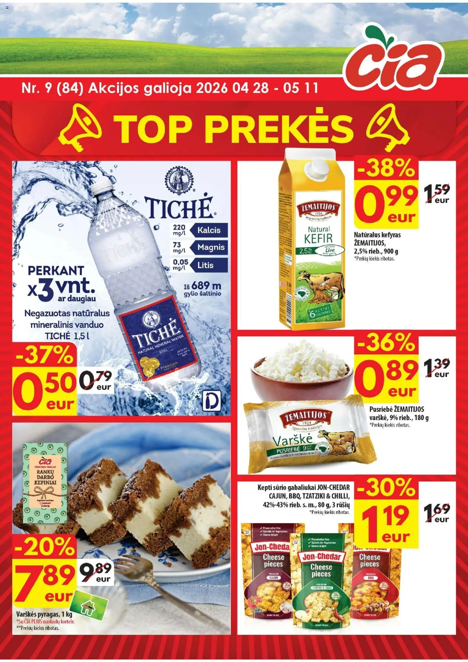 ČIA MARKET parduotuvės leidinio ČIA MARKET leidinys galiojančio nuo 2026.04.28 peržiūra