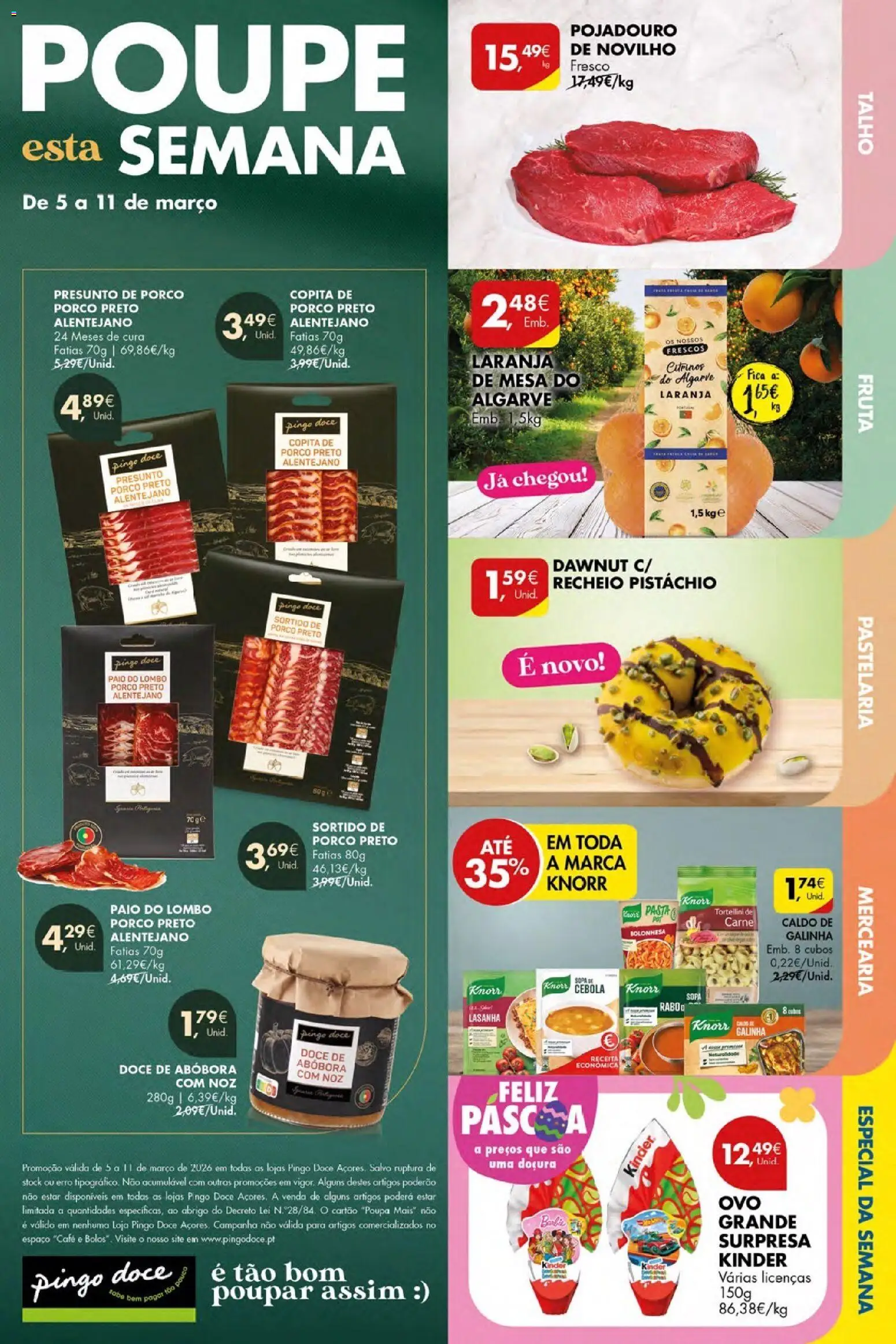 Pré-visualização do folheto da loja Pingo Doce válida a partir de 05/03/2026