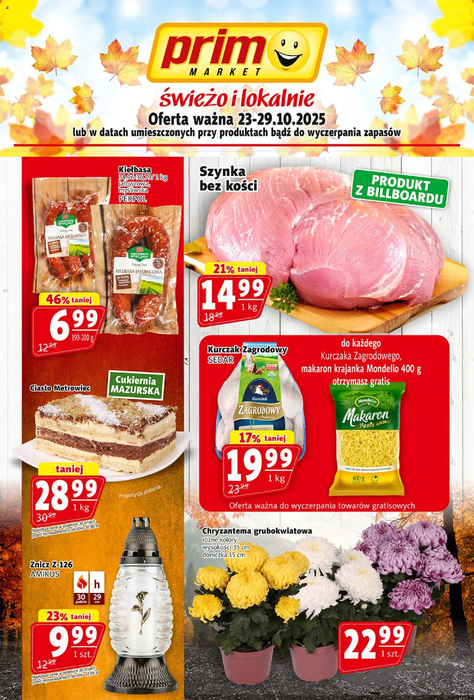 Prim Market Gazetka od 23.10.2025 - Nowa Gazetka - Numer strony 1