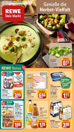 Vorschau von dem Prospekt des Geschäftes Rewe, gültig ab dem 19.10.2025