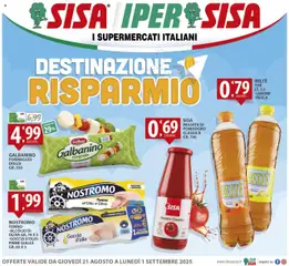 Anteprima dell'opuscolo Attuale volantino dal negozio SISA valido da 21/08/2025