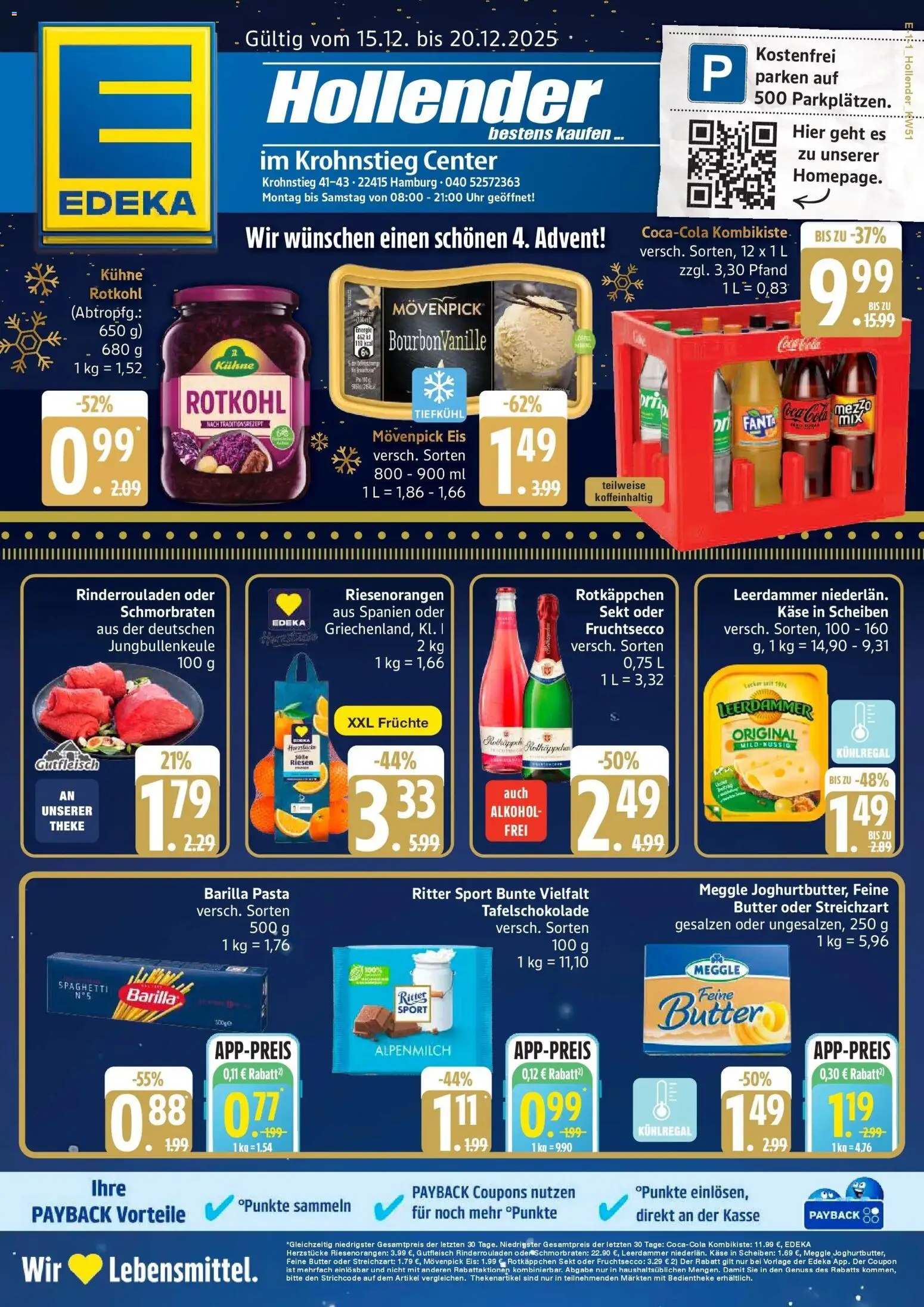 Vorschau von dem Prospekt des Geschäftes Edeka, gültig ab dem 15.12.2025