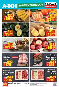 A101 Tazenin Yıldızları 04.12.2025 - Broşürünün önizlemesi