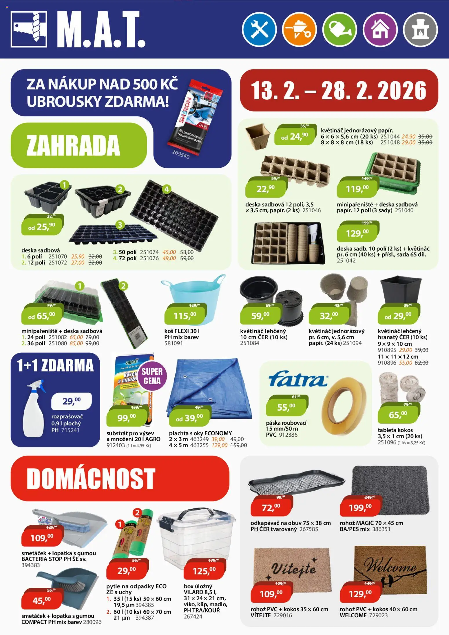 Náhled nabídky: M.A.T. Leták platný od 13.02.2026