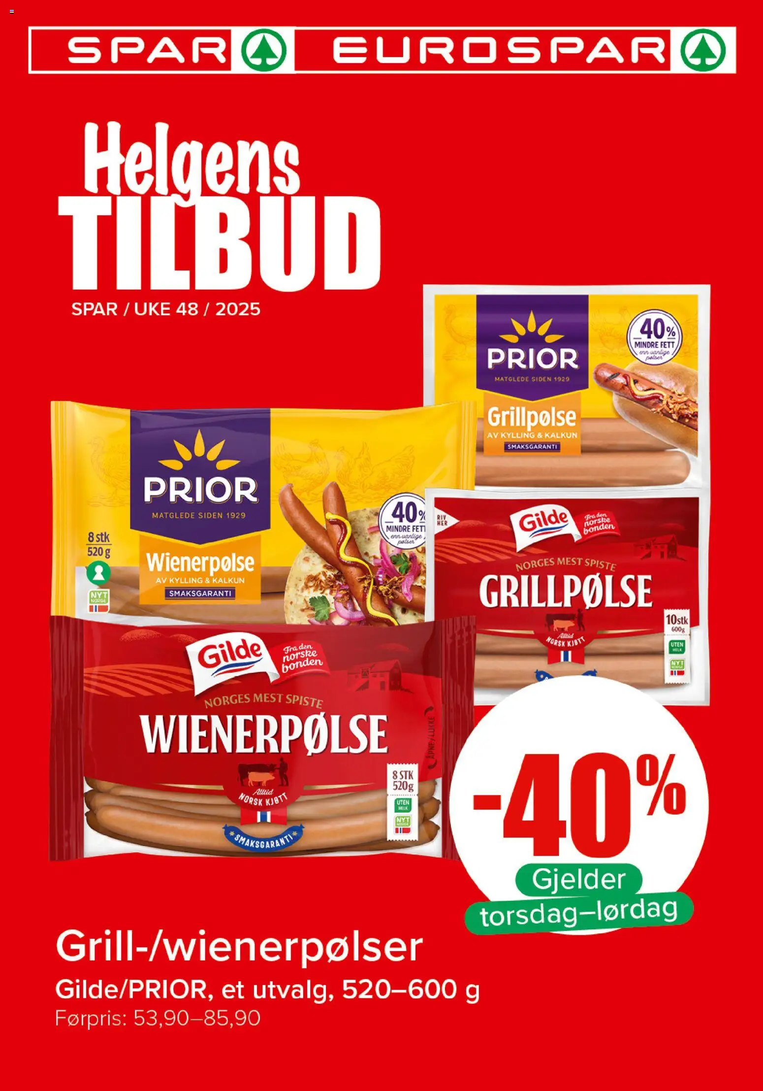 Forhåndsvis Helgens Tilbud fra butikk Spar gyldig fra 27/11/2025