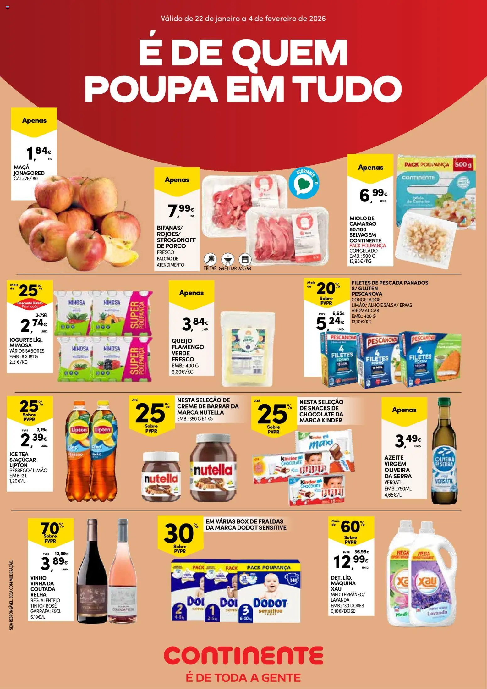 Pré-visualização do folheto da loja Continente válida a partir de 22/01/2026