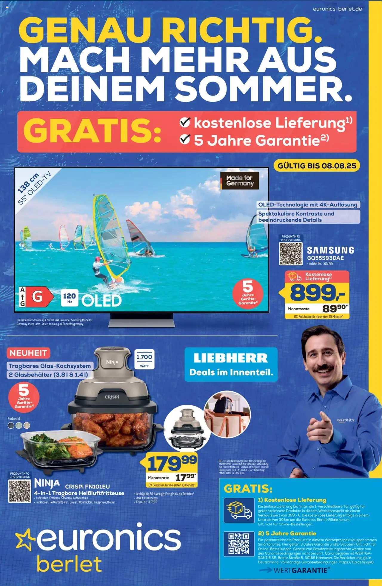 Euronics Prospekt Berlet (vom 31.07.2025 - 08.08.2025)