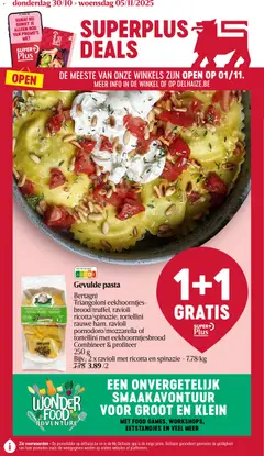 Prévisualisation de Folder week 44 du magasin Delhaize formulaire valide 30/10/2025