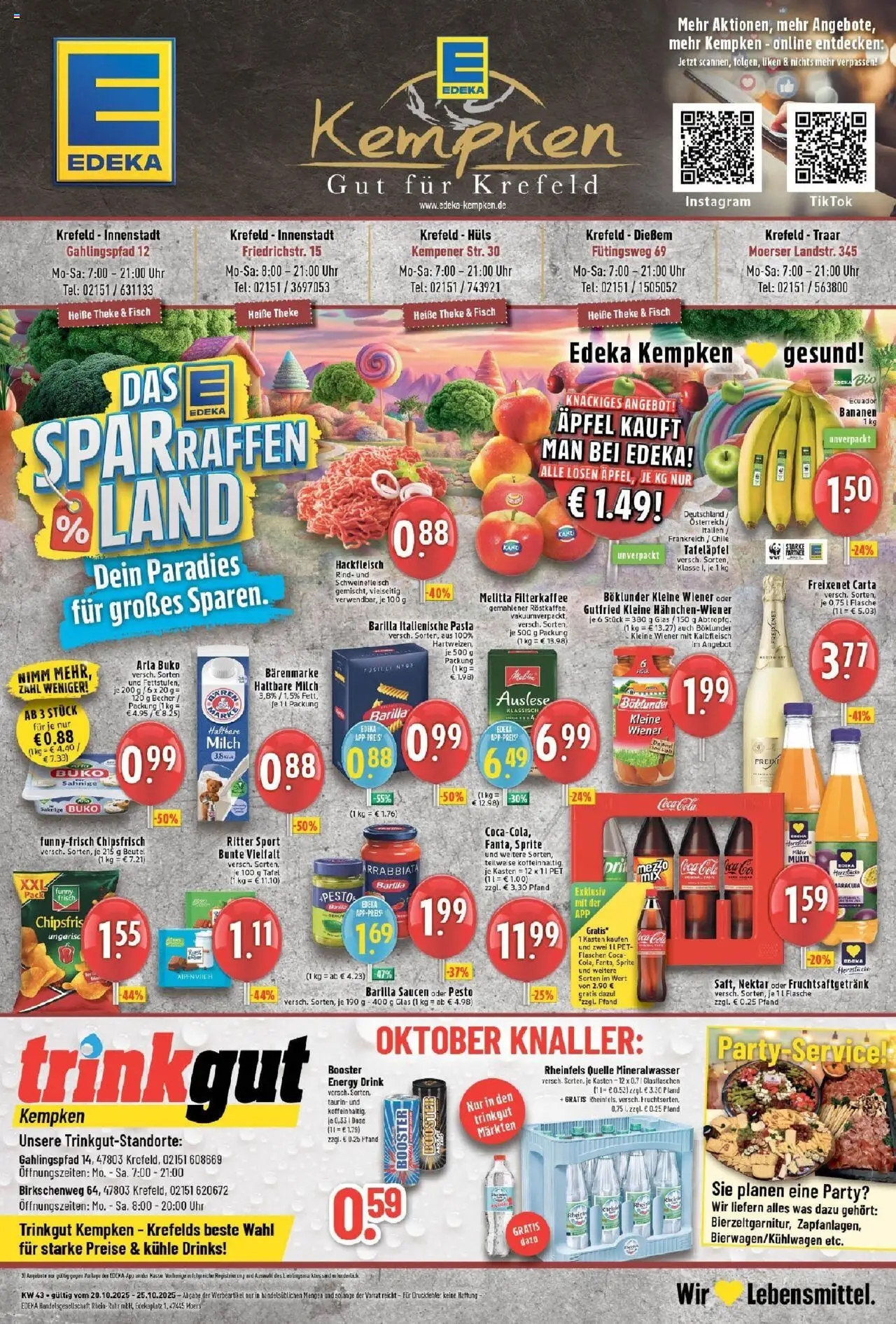 EDEKA Prospekt ab 19.10.2025 - Prospekt Krefeld - Hüls Online