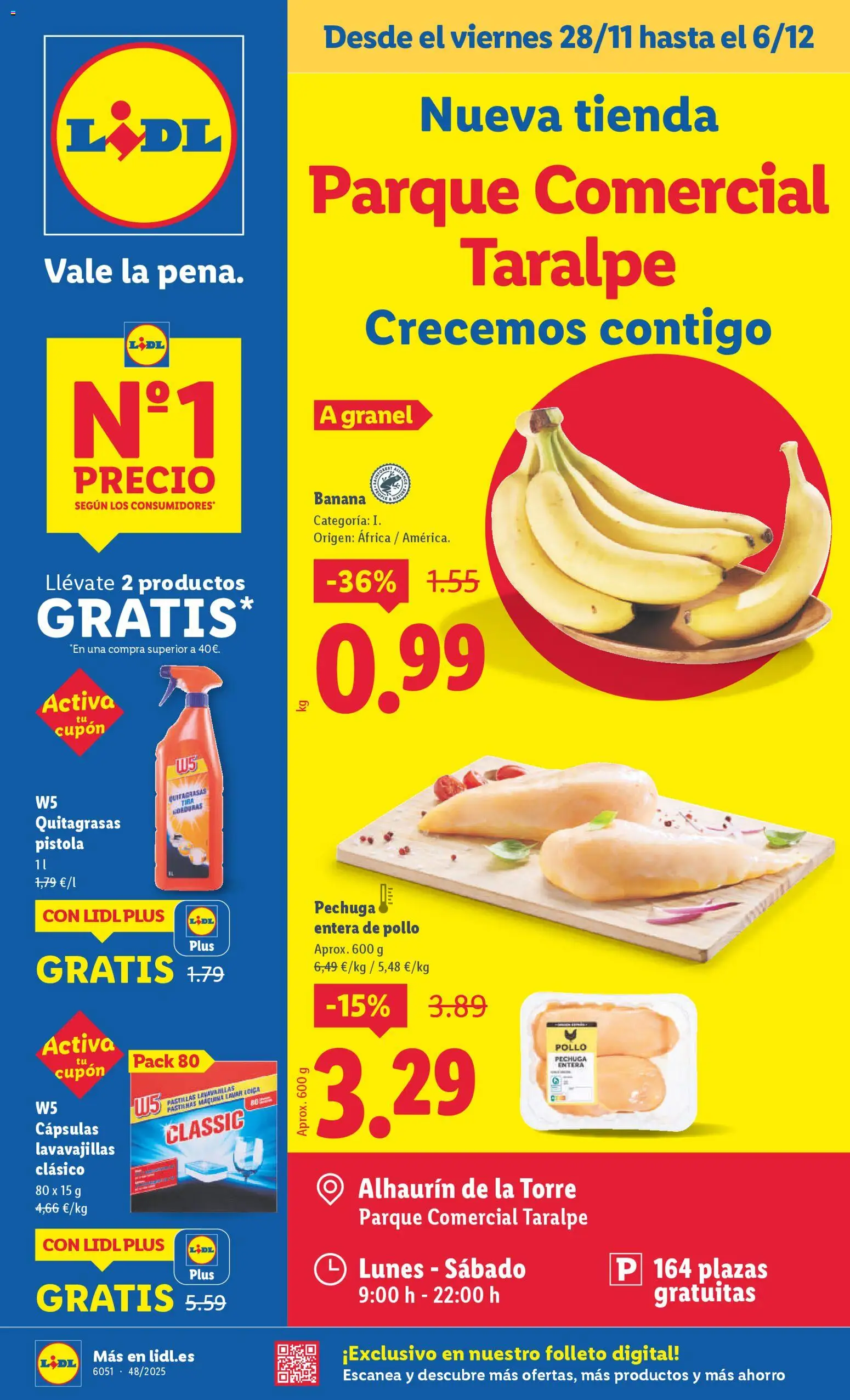 Vista previa del folleto de la tienda Lidl válido desde el 28/11/2025 