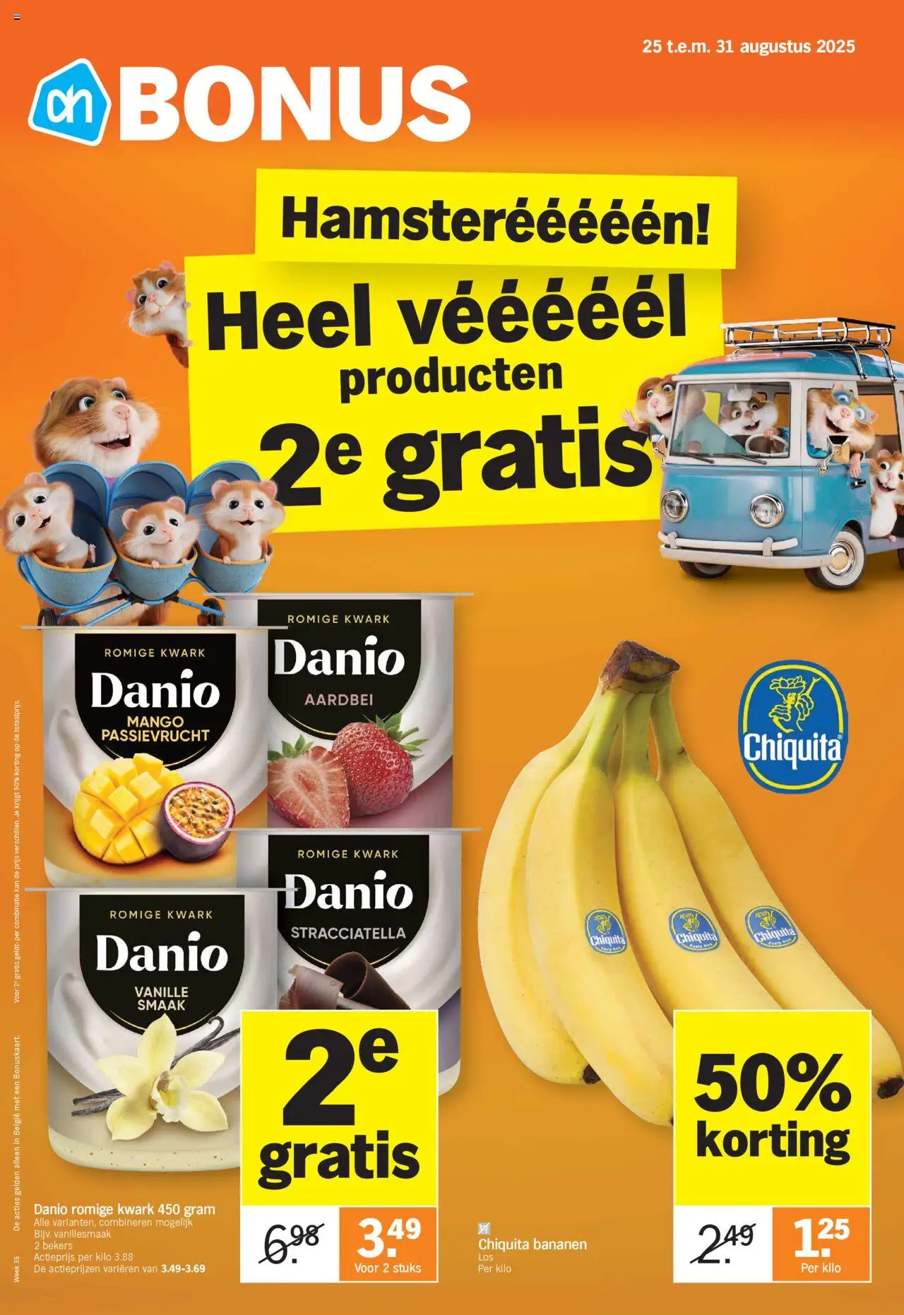 Albert Heijn shop Folder week / de la semaine 35 geldig vanaf 25/08/2025 - Paginanummer 1