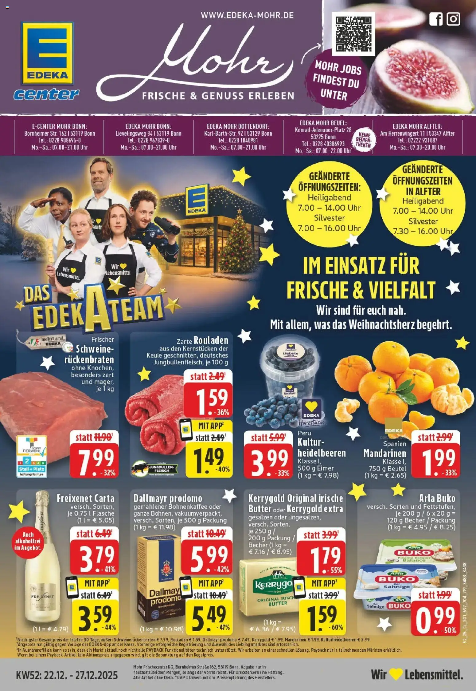 Vorschau von dem Prospekt des Geschäftes Edeka, gültig ab dem 22.12.2025