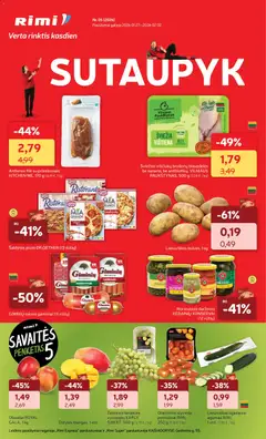 Rimi parduotuvės leidinio Leidinys galiojančio nuo 2026.01.27 peržiūra