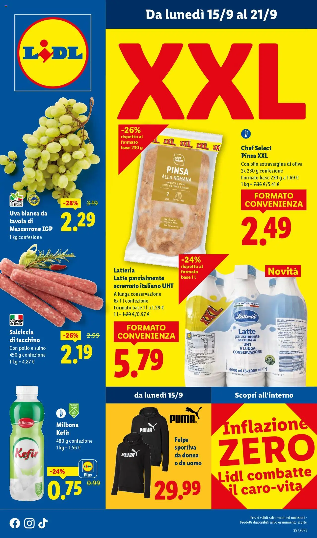 Volantino Lidl valido da 15/09/2025 numero di pagina 1