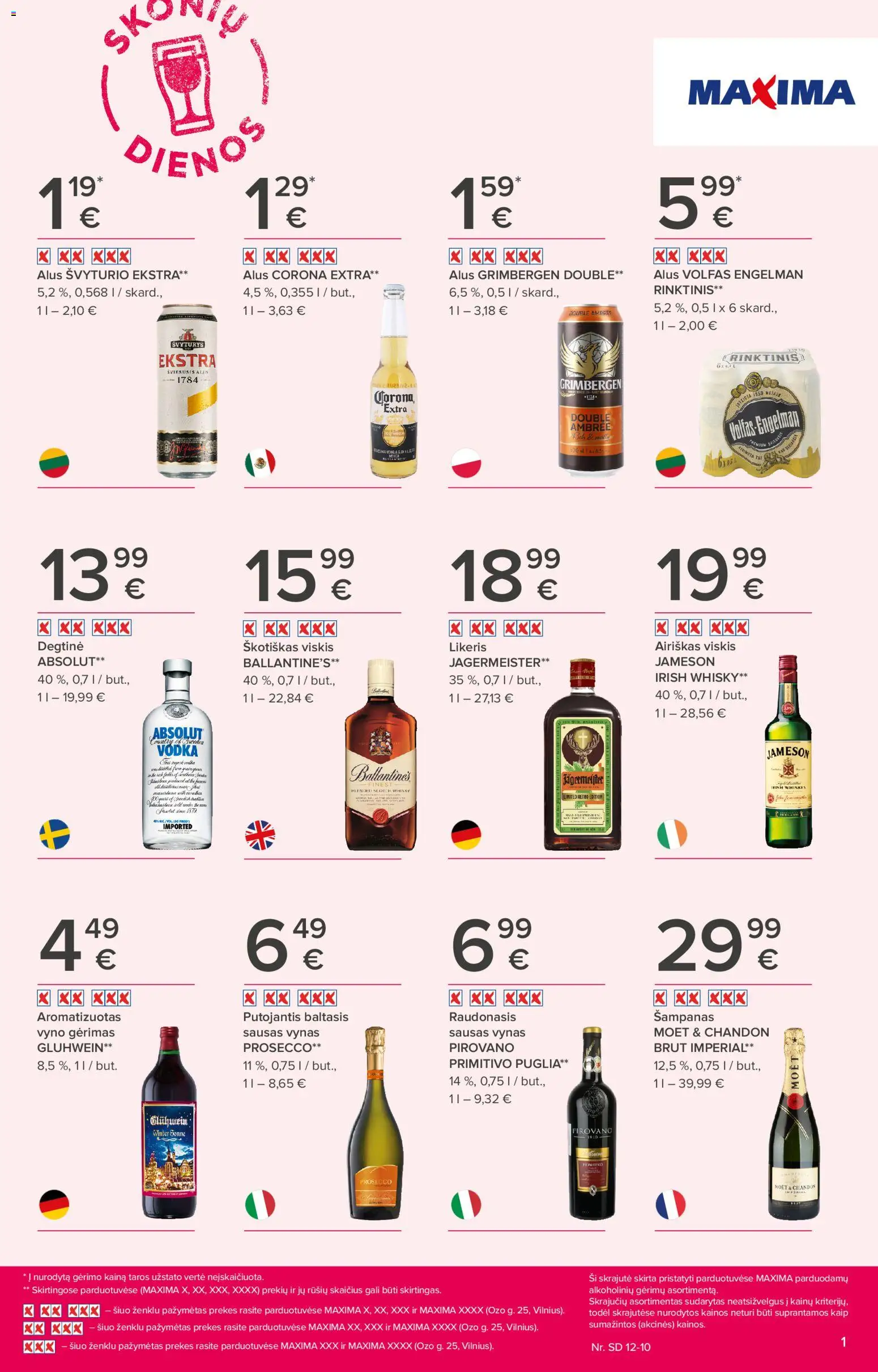 MAXIMA parduotuvės leidinio Leidinys - Skonių dienos galiojančio nuo 2025.11.27 peržiūra