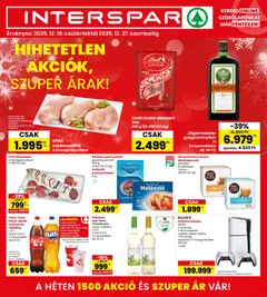 Interspar - Akciós újság Interspar megtekintése, amely érvényes 2025.12.18.-től