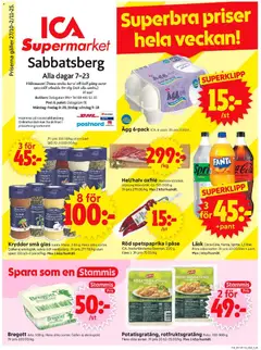 Förhandsgranska reklamblad Stockholm från butik ICA Supermarket gäller från 27/10/2025