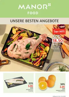 Vorschau des Merkblatts Manor aktionen vom Shop Manor gültig von 08.04.2026 bis 14.04.2026