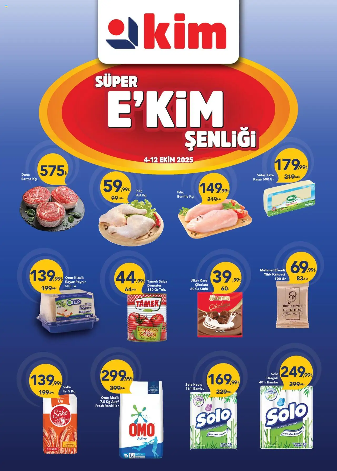 Kim Market Katalog - Ege Insert (04 Ekim 2025) > Broşür, Indirim - Sayfa numarası 1