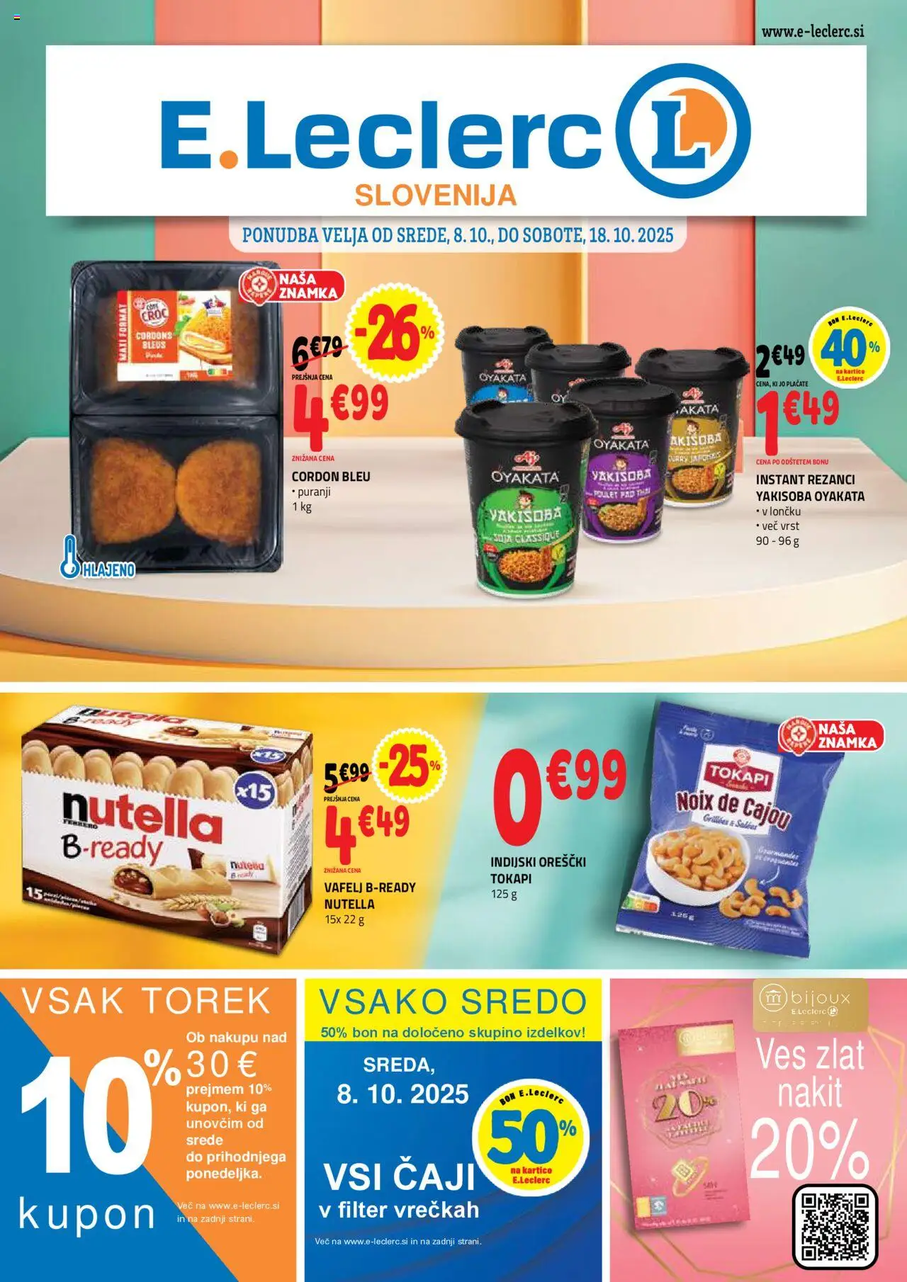 E.leclerc Katalog od 08.10.2025 - aktualna ponudba - stran 1