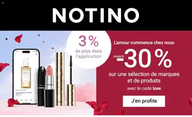 Prévisualisation de Notino du magasin Offres formulaire valide 02/02/2026