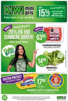 Forhåndsvis Kundeavis fra butikk Kiwi gyldig fra 11/08/2025