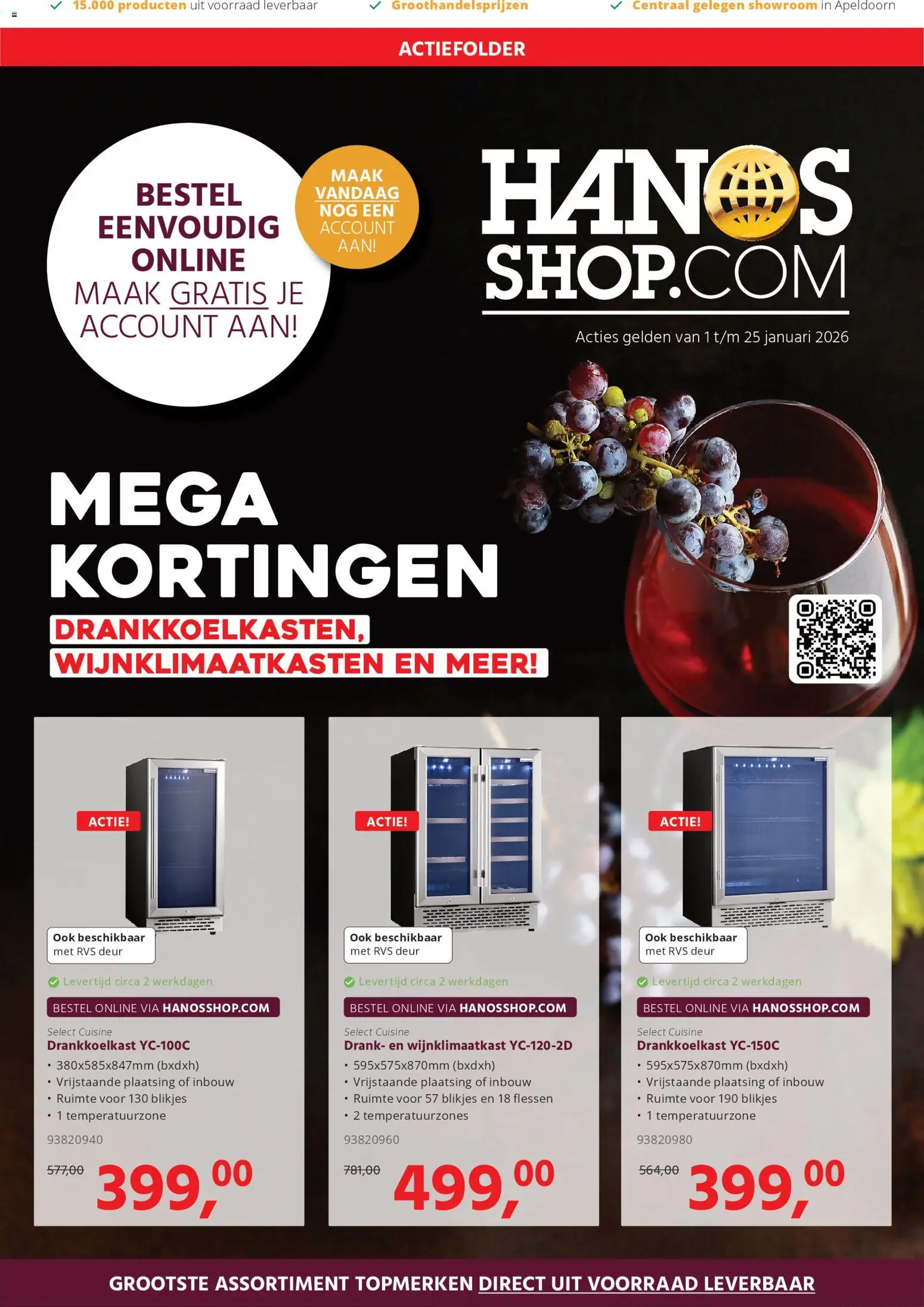 Voorbeeld van Actiefolder van winkel Hanos geldig vanaf 01-01-2026