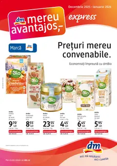 Previzualizarea de cataloage: DM drogeriemarkt Catalog - Express valabil de la 18.12.2025