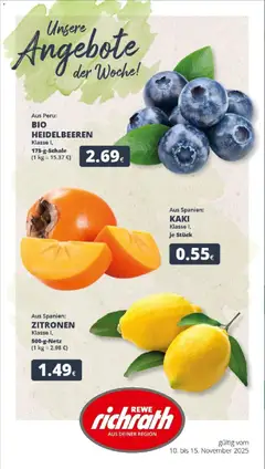 Vorschau von dem Prospekt des Geschäftes Rewe, gültig ab dem 10.11.2025