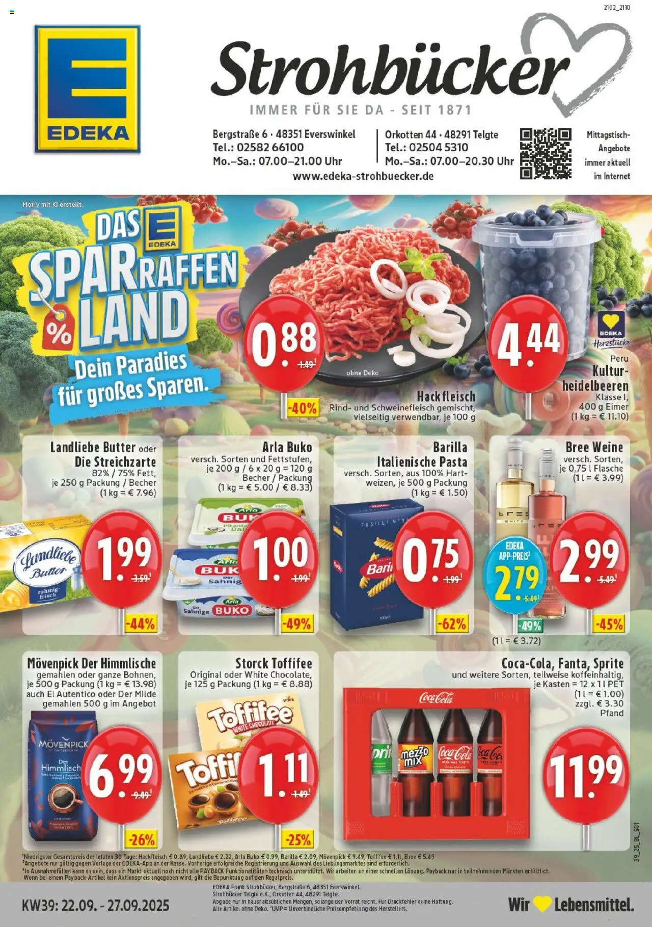 EDEKA Prospekt ab 21.09.2025 - Prospekt Telgte Online