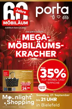 Vorschau von dem Prospekt des Geschäftes Porta!, gültig ab dem 21.09.2025
