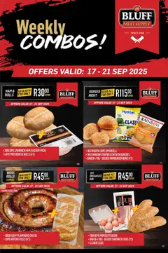 Preview of Bluff Meat Supply flyer valid from 17/09/2025