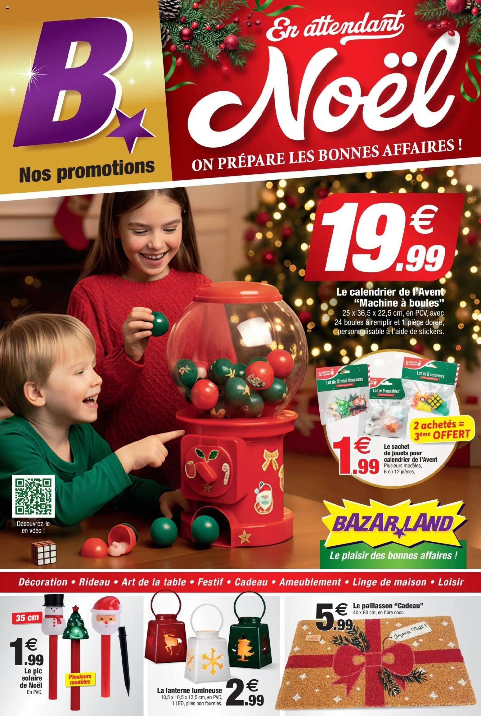 Prévisualisation de Catalogue du magasin Bazarland formulaire valide 05/11/2025