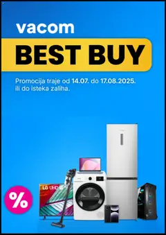 Pregled letka Katalog trgovine Vacom vrijedi od 14.07.2025