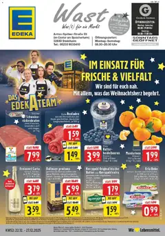 Vorschau von dem Prospekt des Geschäftes Edeka, gültig ab dem 22.12.2025