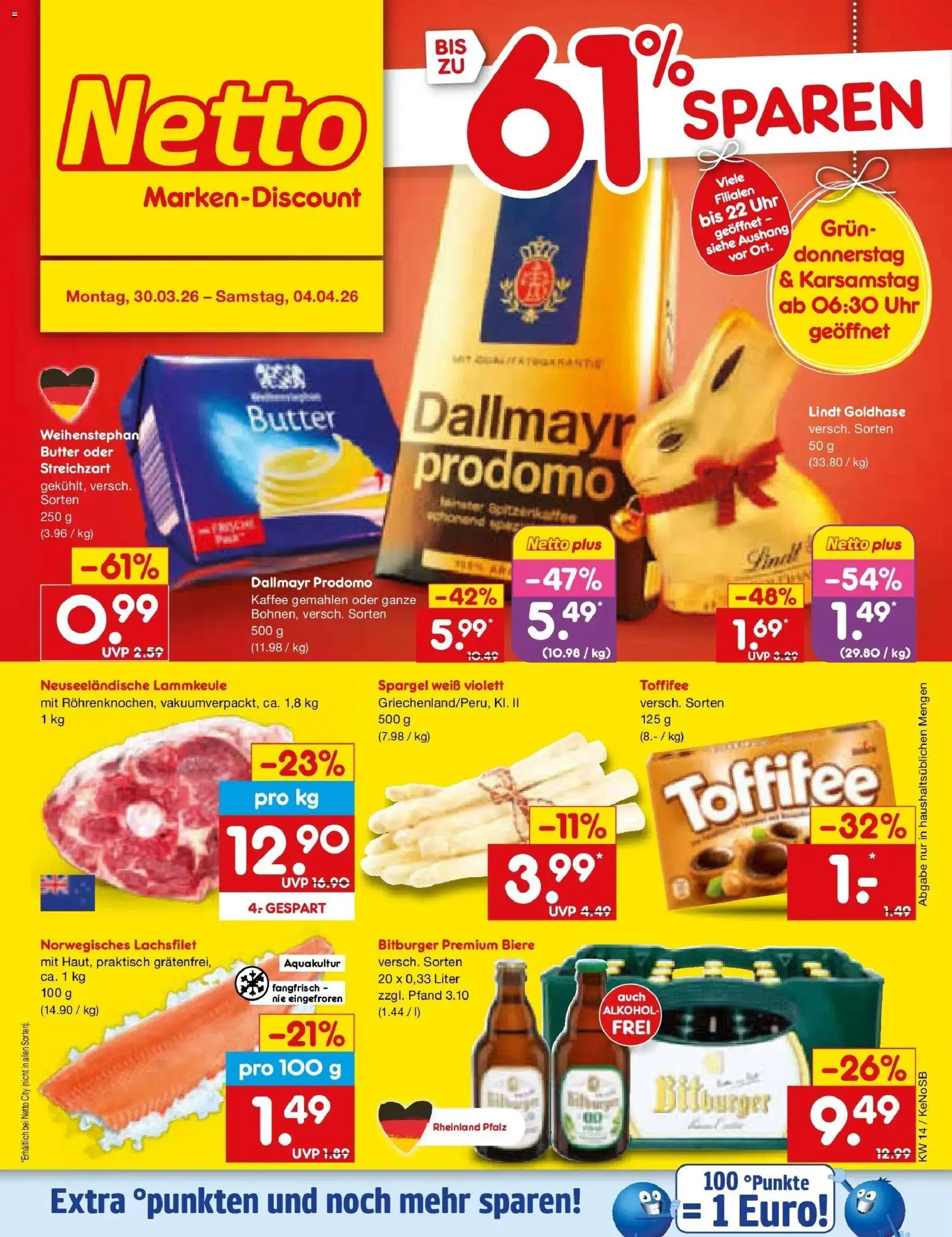Vorschau von dem Prospekt des Geschäftes Netto Marken-Discount, gültig ab dem 30.03.2026