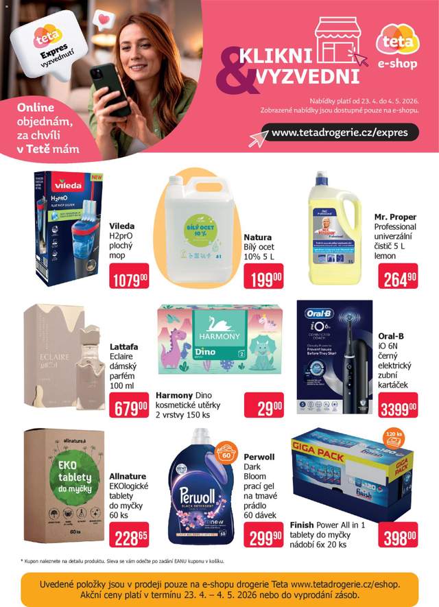 Nový TETA Drogerie leták od 23.04.