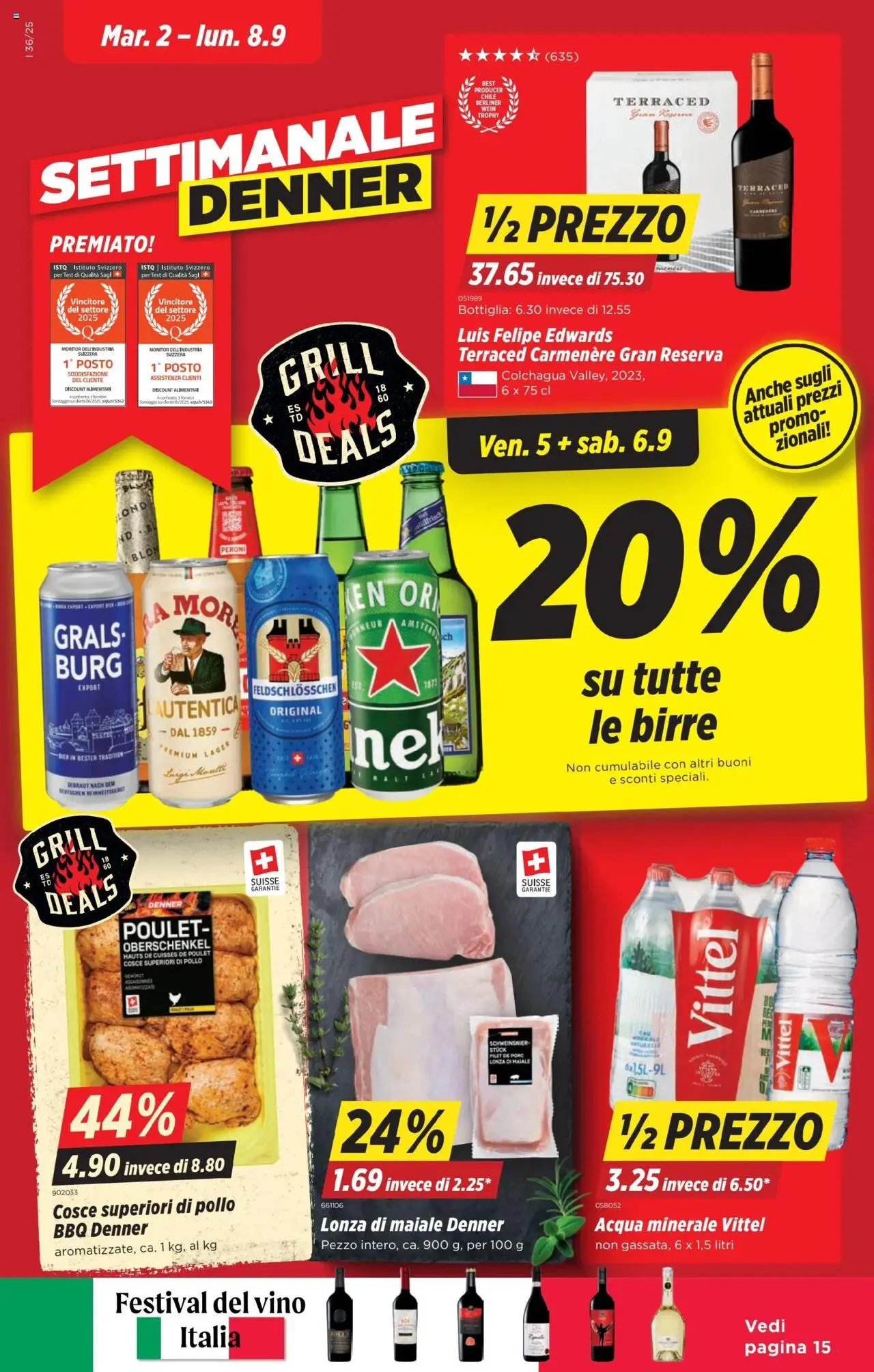 Denner Aktionen IT ab 02.09.2025 - Seitennummer 1
