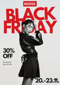 Predogled kataloga iz trgovine Mana veljaven od 20.11.2025