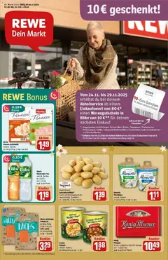 Vorschau von dem Prospekt des Geschäftes Rewe, gültig ab dem 23.11.2025