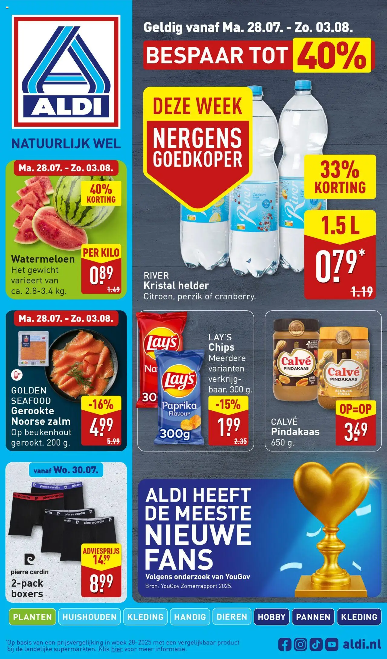 Aldi shop Folder week 31 geldig vanaf 28-07-2025 - Paginanummer 1