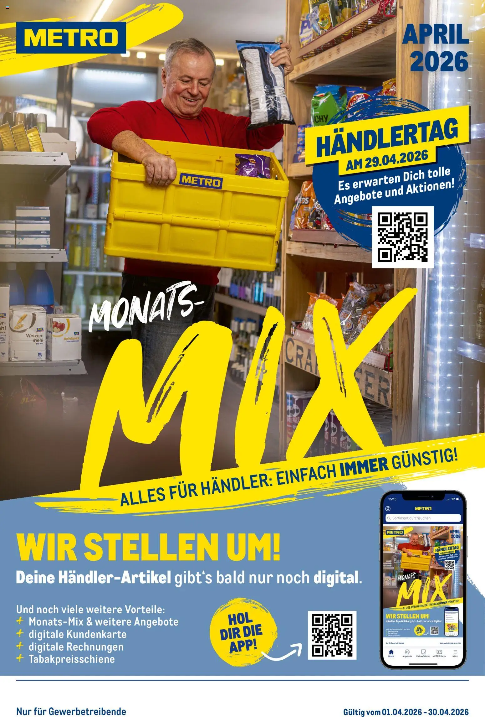 Vorschau von dem Prospekt des Geschäftes Metro, gültig ab dem 01.04.2026