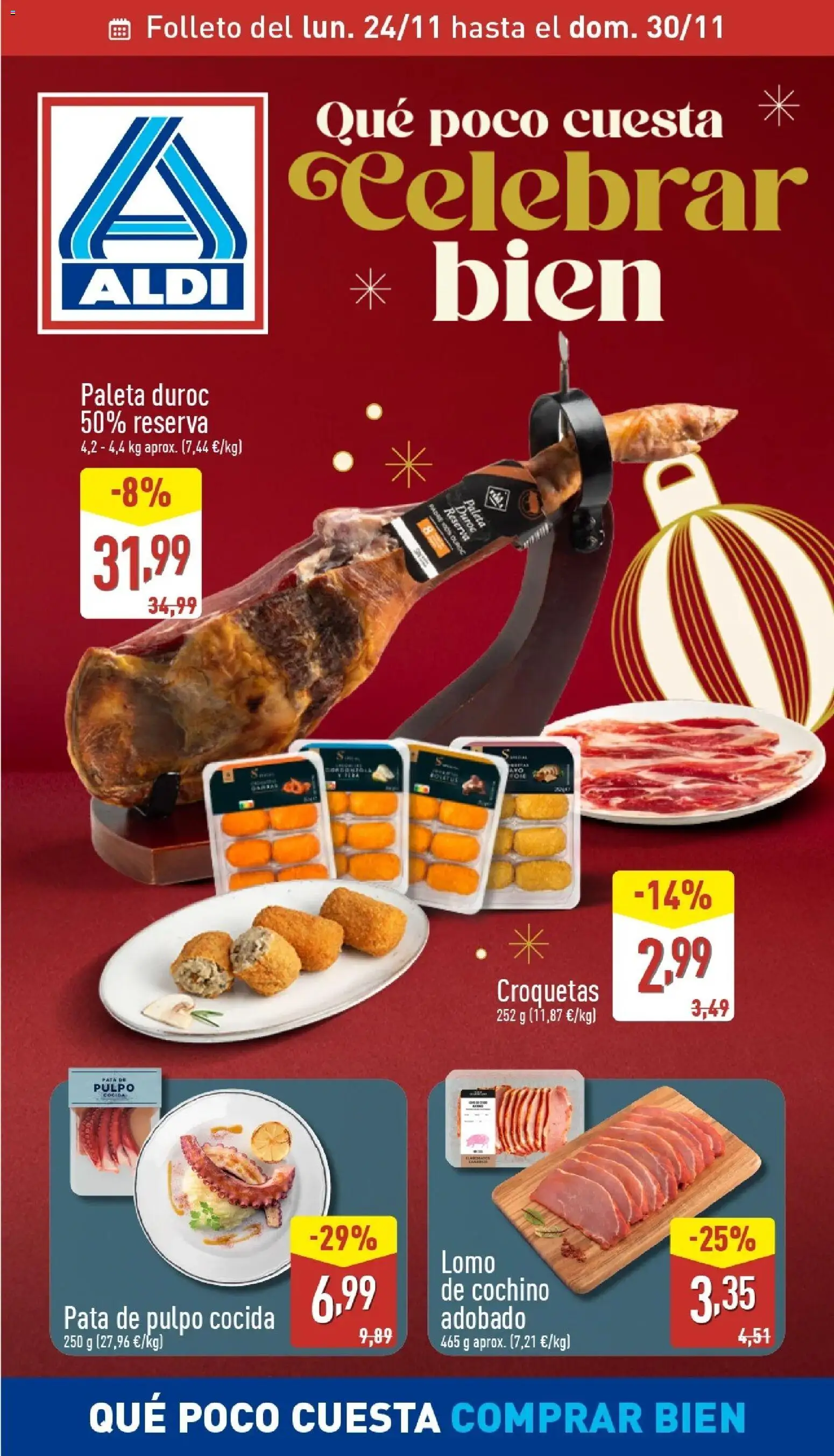 Vista previa del folleto de la tienda Aldi válido desde el 24/11/2025 