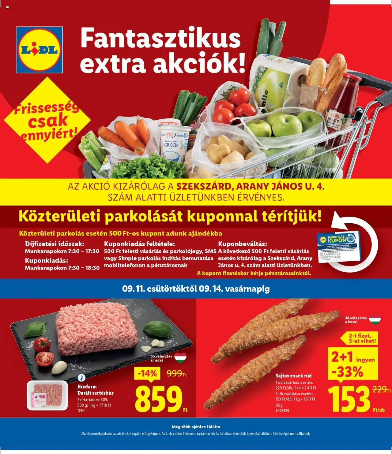 Lidl aktuális szórólap, érvényes 2025.09.11.-től - 1 oldal