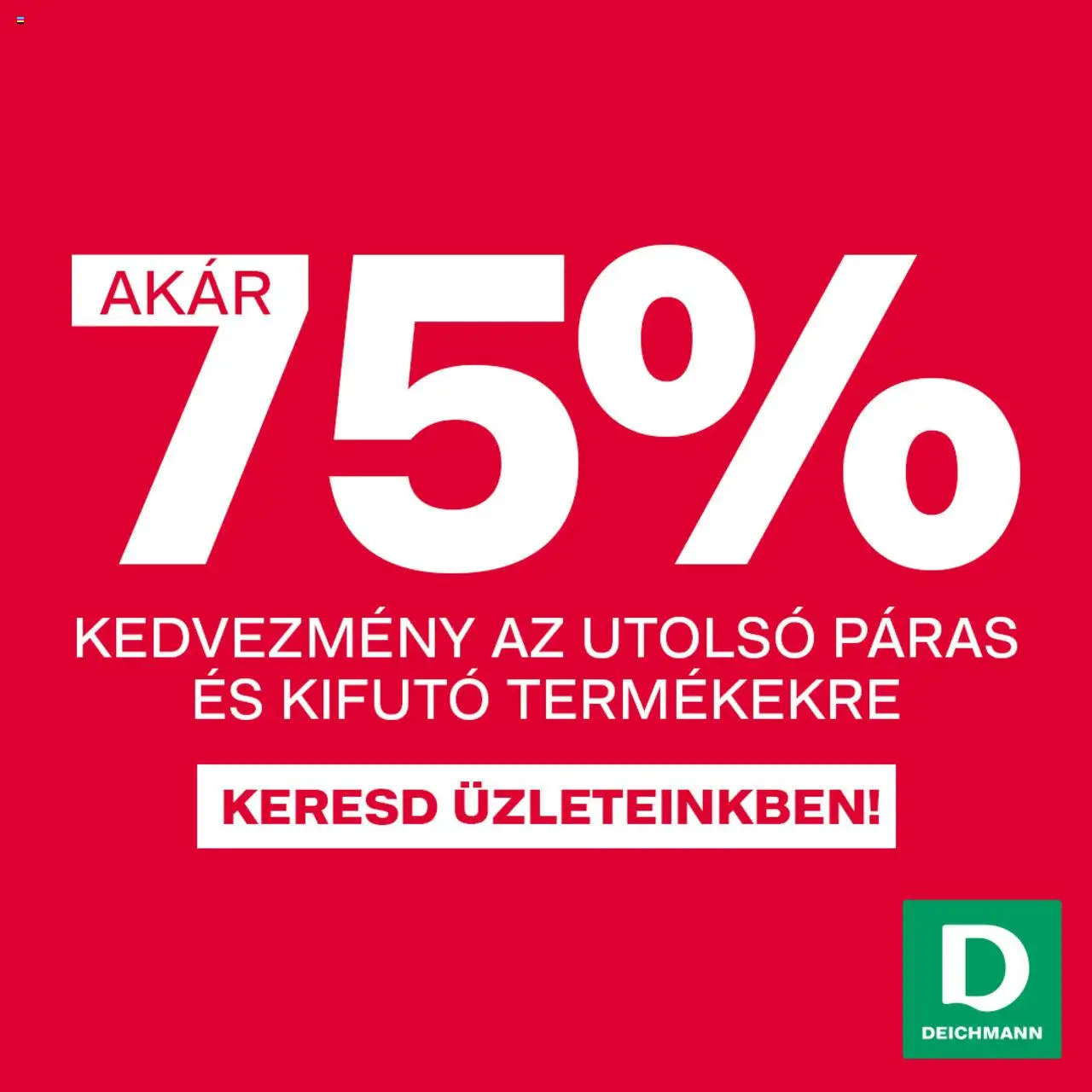 Deichmann aktuális szórólap, érvényes 2025.08.01.-től - 1 oldal