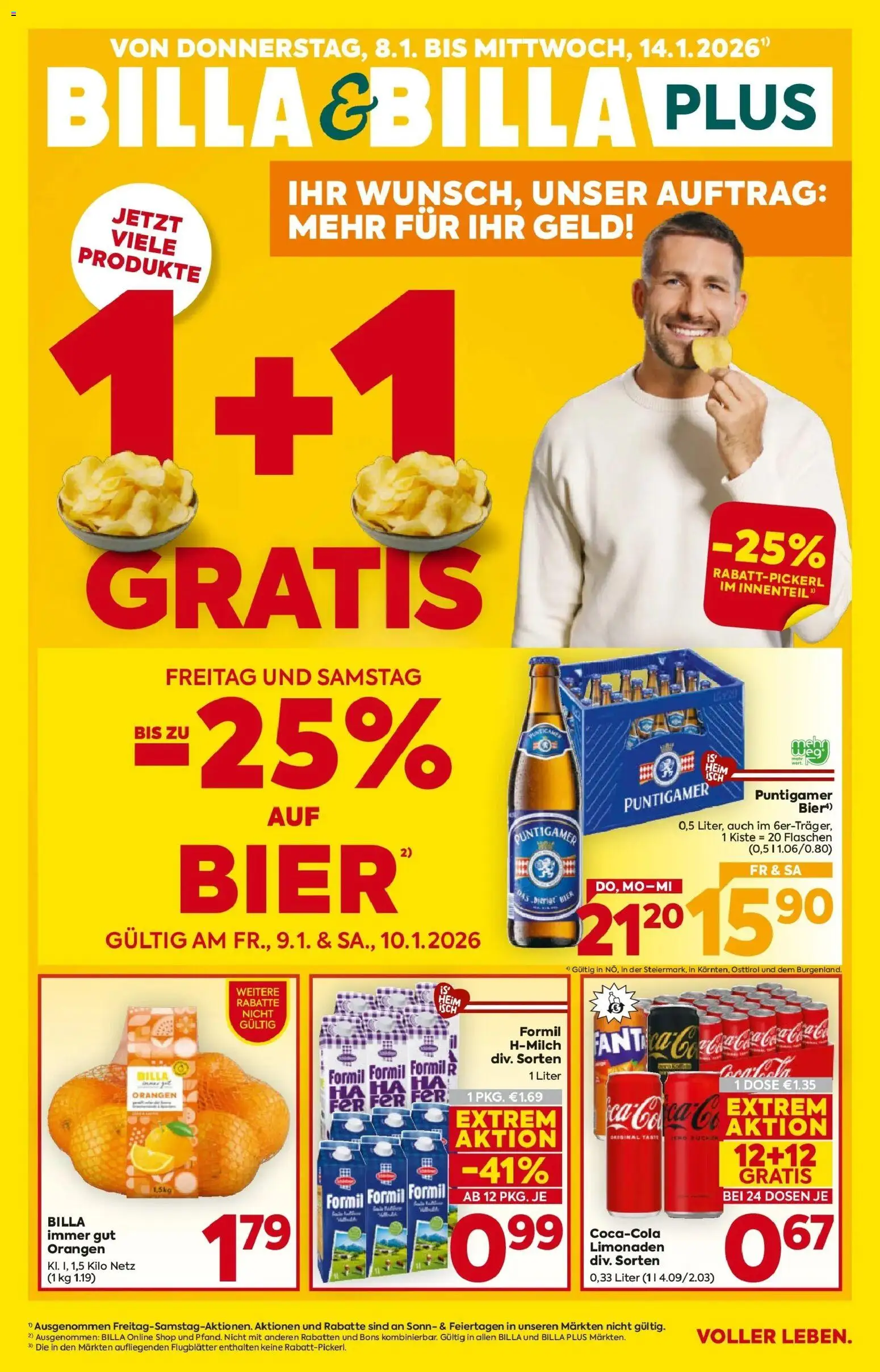 Vorschau der Angebote: Billa Maria Rain, Patergassen, Villach gültig ab 08.01.2026