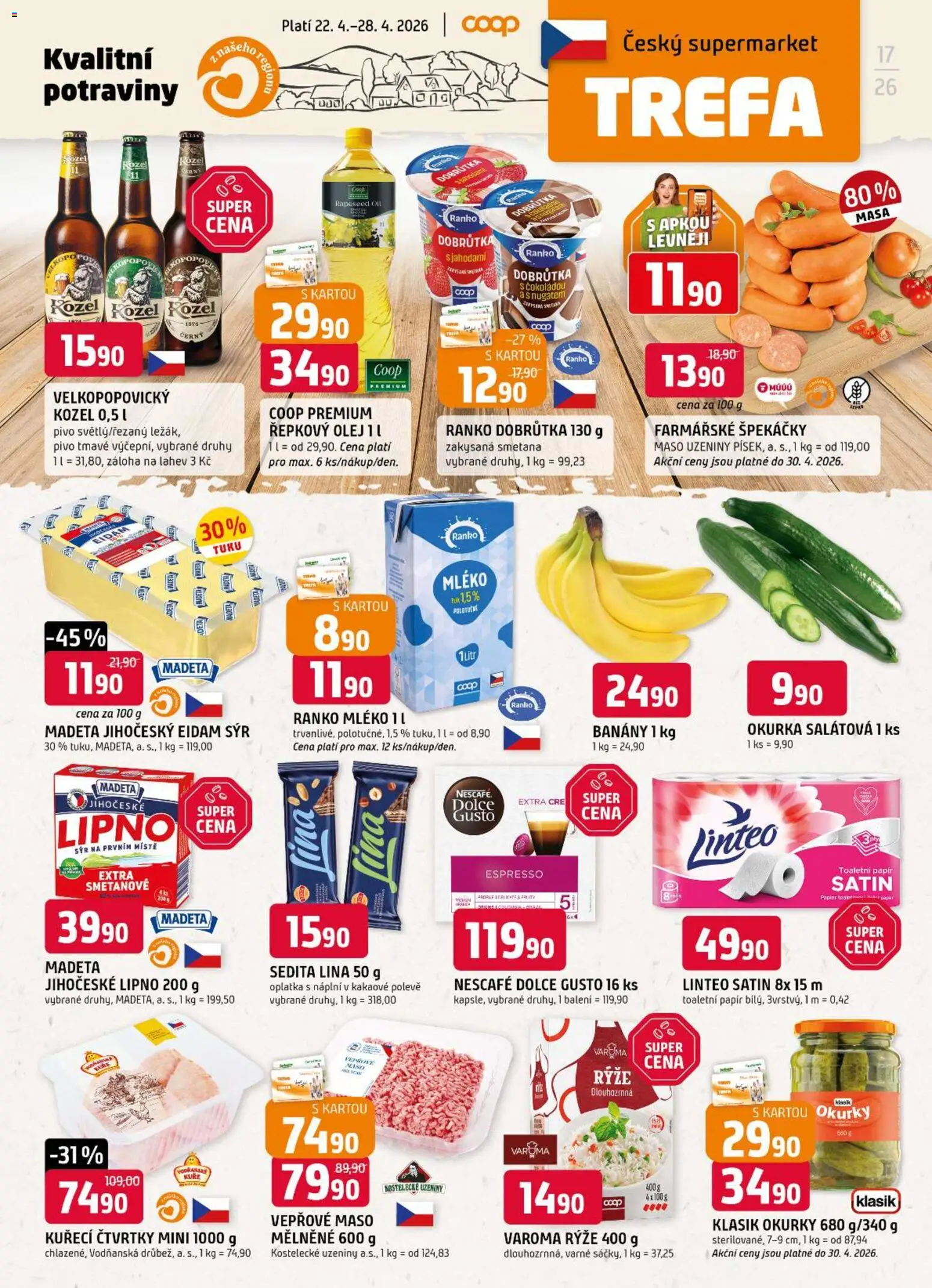 Náhled nabídky: Trefa Trefa leták platný od 22.04.2026