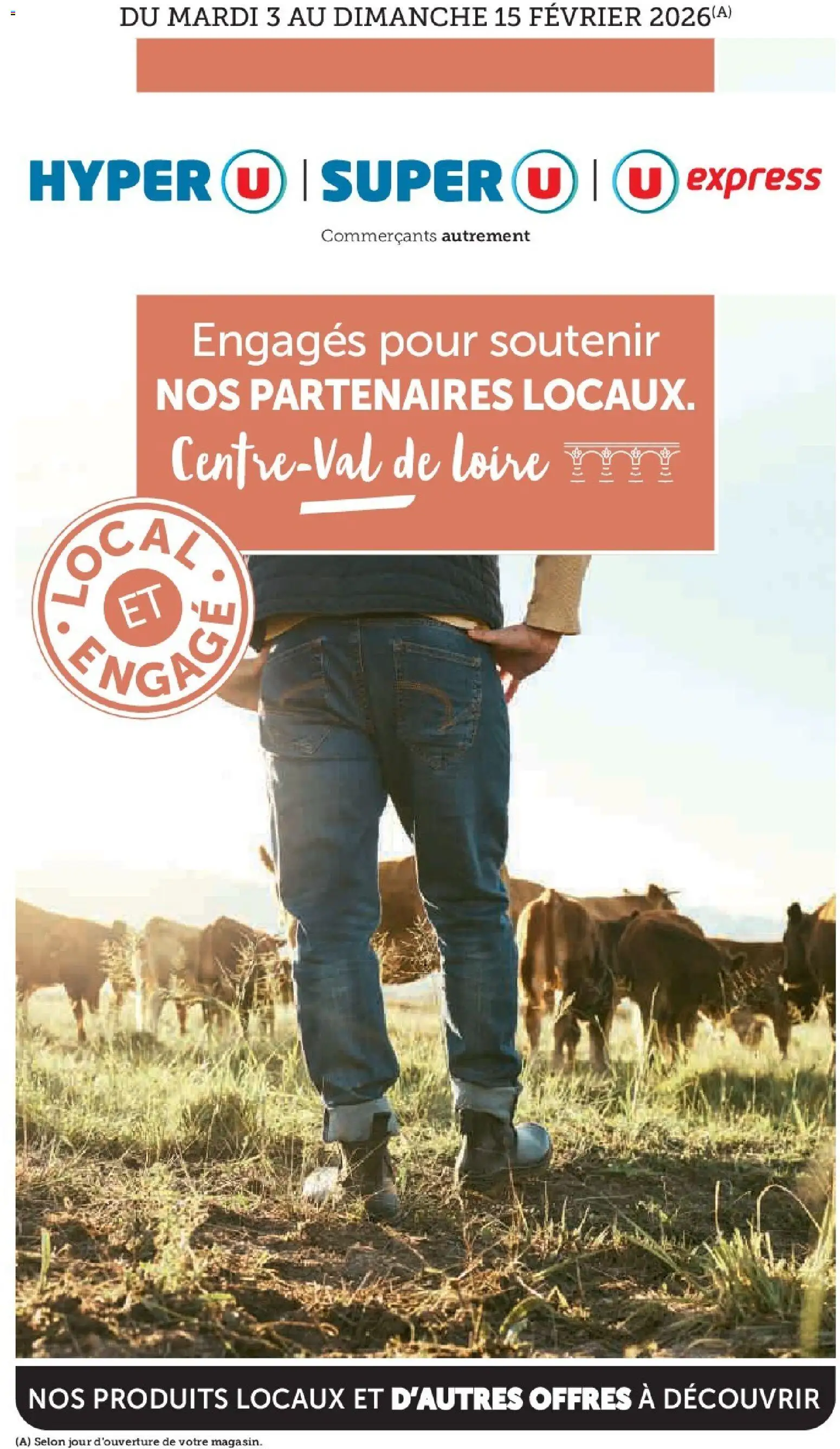 Prévisualisation de Engagés pour soutenir nos partenaires locaux Centre-Val de Loire du magasin U Express formulaire valide 03/02/2026