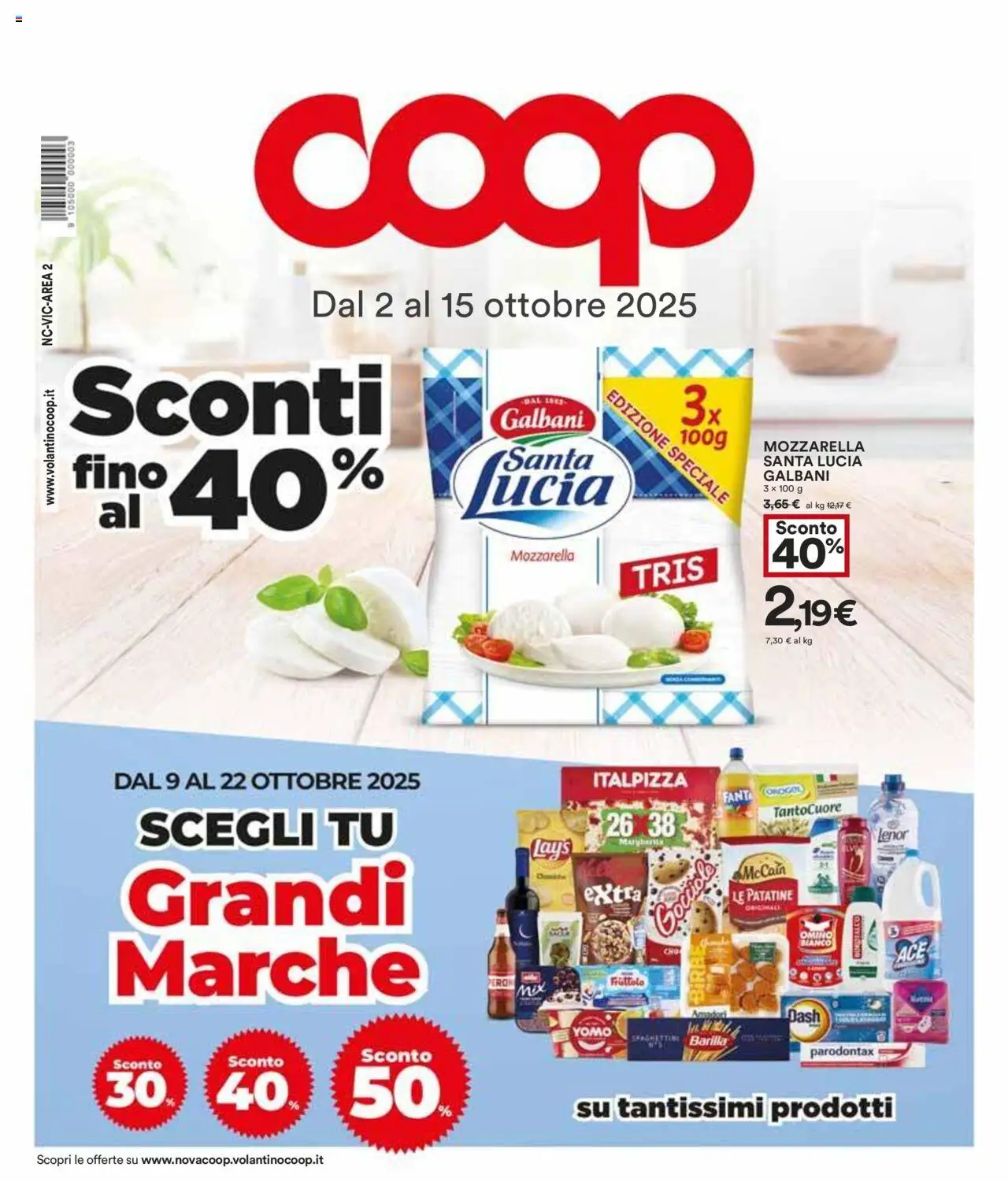 Volantino COOP valido da 02/10/2025 numero di pagina 1