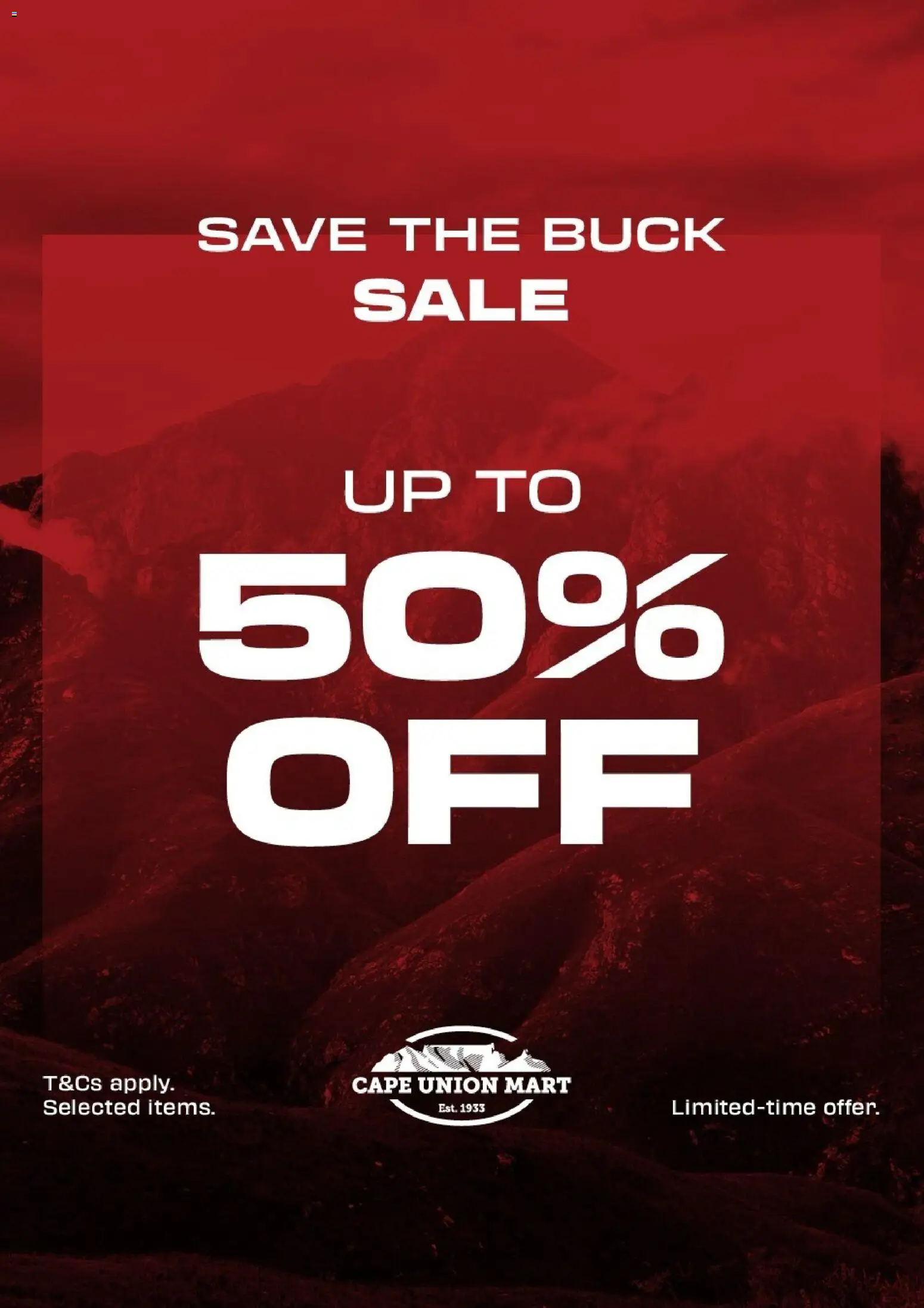 Preview of Cape Union Mart flyer valid from 01/01/2026